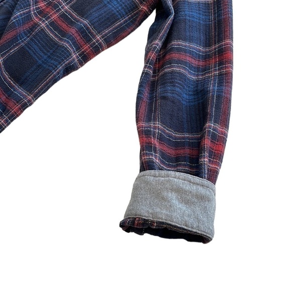 Denver Hayes Vintage Flannel Button Down Plaid Shirt With Snaps - Size Large - Picture 7 of 12